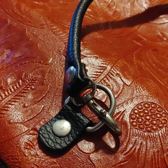 Vintage Borse in Pelle Embossed Leather Purse/Backpack - Picture 6 of 12